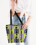 outsiders goth canvas zip tote