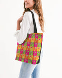 tipsy two cocktail canvas zip tote