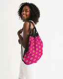 pink power pop drawstring bag