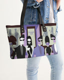 outside the cafe alternative leather tote