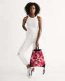 heartbeats canvas drawstring bag