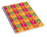 tipsy two cocktail spiral notebook