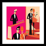 martini framed print
