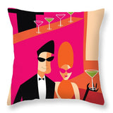martini throw pillow