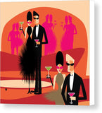 cocktails colorful cocktail scene canvas print
