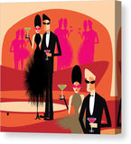 cocktails colorful cocktail scene canvas print