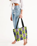 outsiders goth canvas zip tote