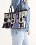 outside the cafe alternative leather tote
