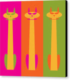 meow canvas print