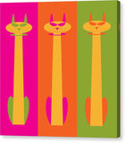 meow canvas print