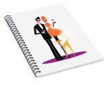 orange cocktail spiral notebook