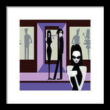 outside framed print