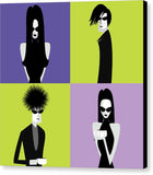 outsiders goth canvas print