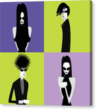 outsiders goth canvas print