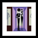 simply elegant goth framed print