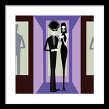 simply elegant goth framed print