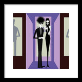 simply elegant goth framed print