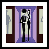 simply elegant goth framed print
