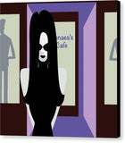 solo goth girl canvas print