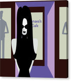 solo goth girl canvas print