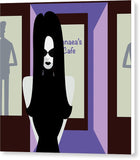 solo goth girl canvas print
