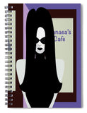 solo goth girl spiral notebook