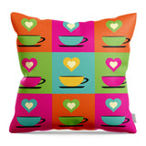 Brewed Bright - Throw Pillow