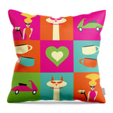 Java Jive - Throw Pillow
