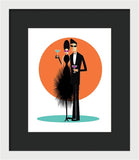 Midnight Martini - Framed Print