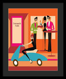 The Coffee Crowd - Framed Print