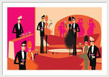 The Happy Sip Club - Framed Print