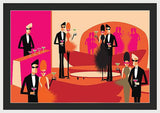 The Happy Sip Club - Framed Print
