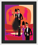 The Midnight Mixers - Framed Print