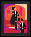 The Midnight Mixers - Framed Print