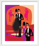 The Midnight Mixers - Framed Print