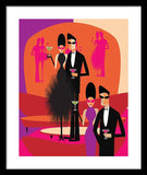 The Midnight Mixers - Framed Print