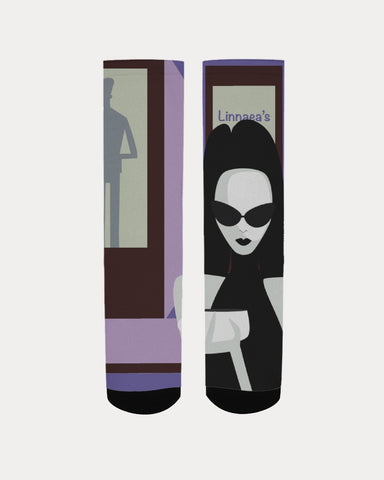 goth girl coffee men's socks