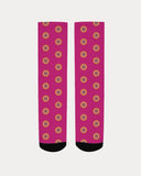 men's pink power pop socks