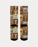 insomniac pattern men's socks