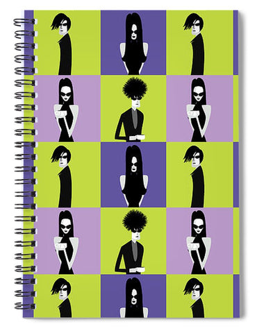 outsiders goth spiral notebook