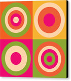 colorful geometric bright canvas print