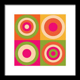 Geometric Bright - Framed Print