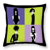 outsiders goth throw pillow