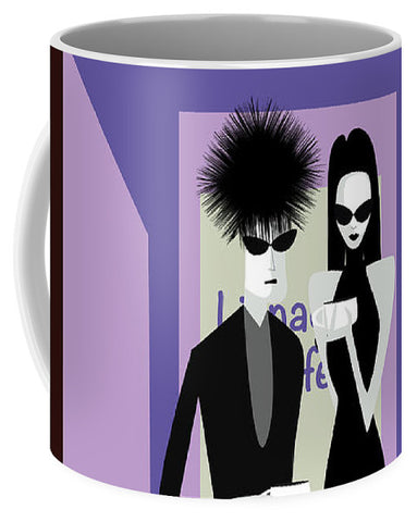 simply elegant goth mug